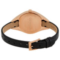 Calvin Klein Rebel Black Dial Black Leather Strap Watch for Women - K8P236C1
