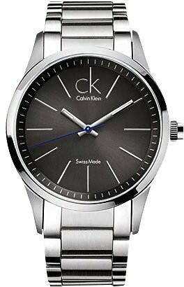Calvin Klein Bold Grey Dial Silver Steel Strap Watch for Men - K2241107