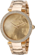 Michael Kors Parker Gold Mother of Pearl Dial Gold Steel Strap Watch for Women - MK6425