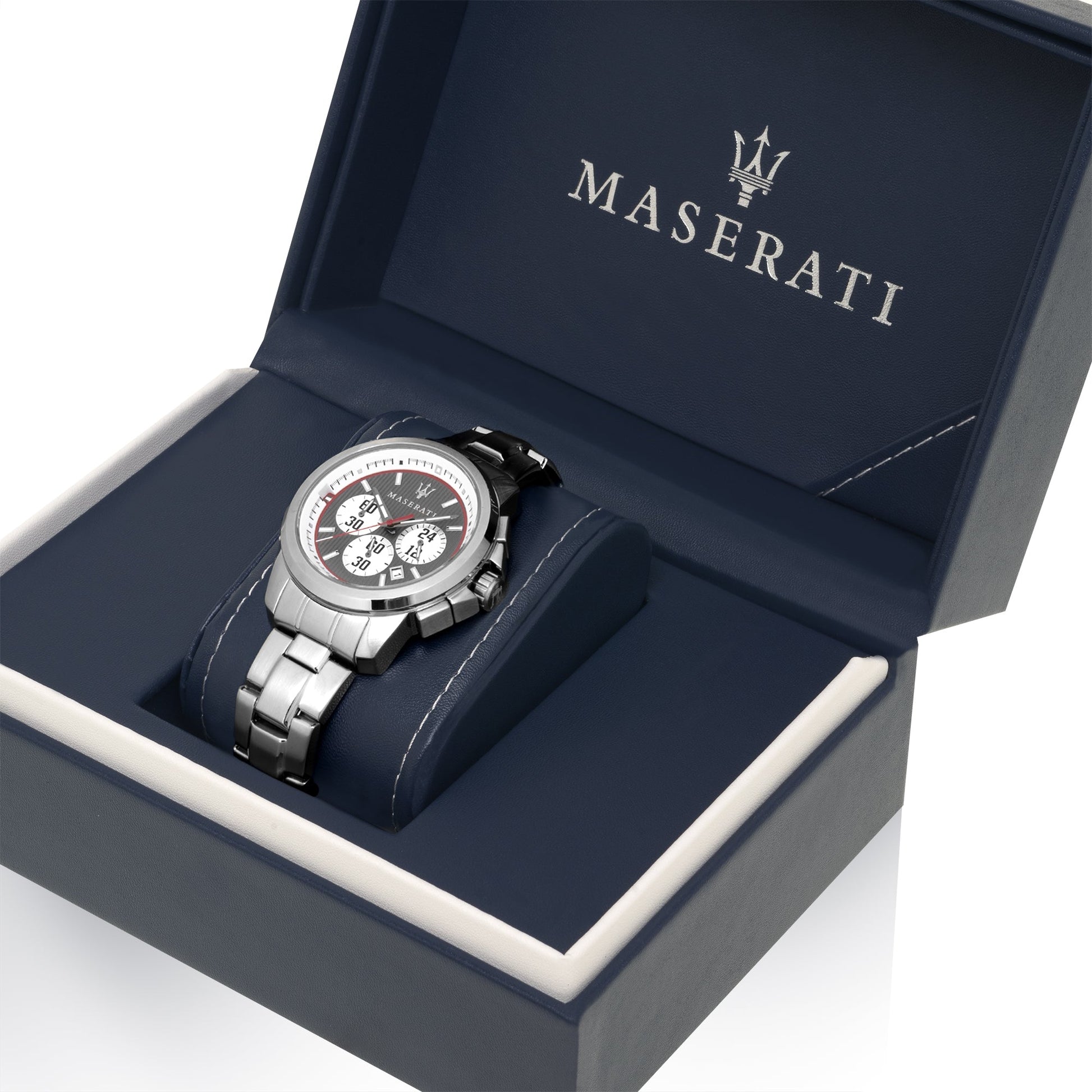 Maserati 44mm Grey Dial Stainless Steel Strap Watch For Men - R8873637003