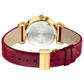 Versace V-Motif Red Dial Red Leather Strap Watch for Women - VERE00418