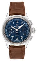 Breitling Premier B15 Duograph 42 Blue Dial Brown Leather Strap Watch for Men - AB1510171C1P1