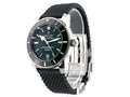 Breitling Superocean Heritage B20 Automatic 42 Green Dial Black Mesh Bracelet Watch for Women - AB2010121L1S1