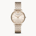 Emporio Armani Dress Quartz Rose Gold Dial Rose Gold Steel Strap Watch For Women - AR11062