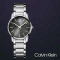 Calvin Klein City Grey Dial Silver Steel Strap Watch for Women - K2G23161