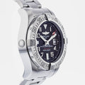 Breitling Avenger II Seawolf Black Dial Silver Steel Strap Mens Watch - A1733110/BC31