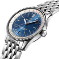 Breitling Navitimer Automatic 38mm Blue Dial Silver Steel Strap Mens Watch - A17325211C1A1
