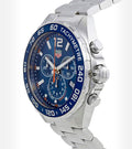 Tag Heuer Formula 1 Quartz Chronograph Blue Dial Silver Steel Strap Watch for Men - CAZ1014.BA0842