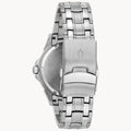 Bulova Classic Collection Black Dial Silver Steel Strap Watch for Men - 96K107