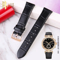 Swarovski Era Journey Chronograph Black Dial Black Leather Strap Watch for Women - 5295320