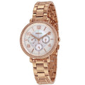 Fossil Jacqueline Multi Function Mother of Pearl Dial Rose Gold Steel Strap Watch for Women - ES3757