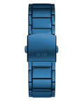 Guess Phoenix Blue Dial Blue Steel Strap Watch for Men  - GW0387G4