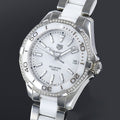 Tag Heuer Aquaracer Diamond White Dial Two Tone Steel Strap Watch for Women - WAY131H.BA0914