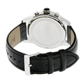 Hugo Boss Jet Silver Dial Black Leather Strap Watch for Men - 1513282