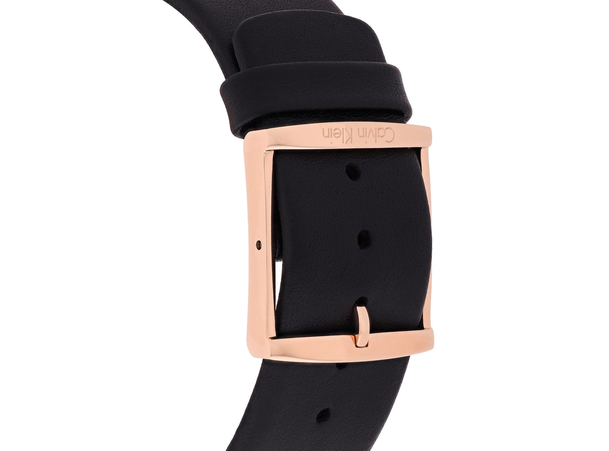Calvin Klein City Quartz Black Dial Black Leather Strap Watch for Men - K2G2G6CZ