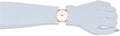 Calvin Klein Skirt White Dial White Leather Strap Watch for Women - K2U236K6