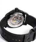 Fossil Modern Machine Automatic Skeleton Grey Dial Black Steel Strap Watch for Men - ME3134