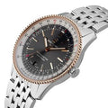 Breitling Navitimer Automatic 41mm Grey Dial Silver Steel Strap Mens Watch - U17326211M1A1