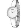 Calvin Klein Seduce White Dial Two Tone Steel Strap Watch for Women - K4E2N116
