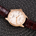 Tissot Le Locle Powermatic 80 Silver Dial Brown Leather Strap Watch For Men - T006.407.36.033.00