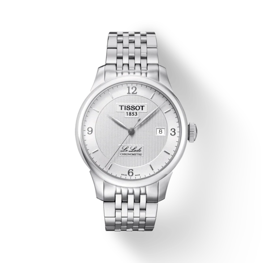 Tissot Le Locle Automatic Cosc White Dial Silver Steel Strap Watch For Men - T006.408.11.037.00