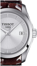 Tissot T Classic Couturier Quartz Silver Dial Watch For Women - T035.210.16.031.03