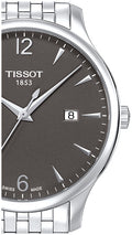 Tissot T Classic Tradition Grey Dial Stainless Steel Watch For Men - T063.610.11.067.00