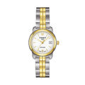 Tissot T Classic PR100 White Dial Two Tone Steel Strap Watch For Women - T049.210.22.032.00