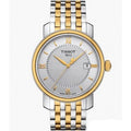 Tissot T Classic Bridgeport Quartz Silver Dial Two Tone Mesh Bracelet Watch For Men - T097.410.22.036.00