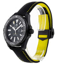 Tag Heuer Aquaracer Calibre 5 Automatic Black Dial Black Nylon Strap Watch for Men - WAY218A.FC6362