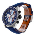 Tag Heuer Formula 1 Gulf Edition Blue Dial Blue Leather Strap Watch for Men - CAZ101N.FC8243