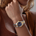 Tag Heuer Aquaracer Blue Dial Two Tone Steel Strap Watch for Women - WBD1325.BB0320