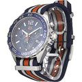 Tag Heuer Formula 1 Quartz Chronograph Blue Dial Two Tone NATO Strap Watch for Men - CAZ1010.FC8196