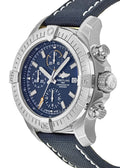 Breitling Avenger Chronograph 45mm Blue Dial Blue Calfskin Strap Watch for Men - A13317101C1X2