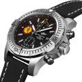 Breitling Avenger Chronograph 45mm Swiss Air Force Team Black Dial Black Nylon Strap Watch for Men - A133171A1B1X1