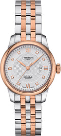 Tissot T Classic Le Locle Automatic Lady Silver Dial Two Tone Steel Strap Watch For Women - T006.207.22.036.00