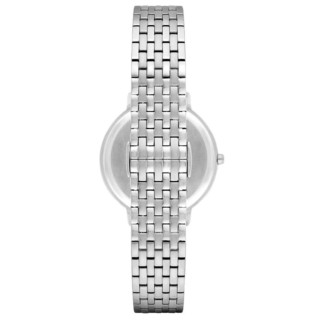 Emporio Armani Mother of Pearl Dial Silver Steel Strap Watch For Women - AR2507