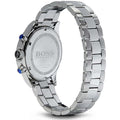 Hugo Boss Chronograph White Dial Silver Steel Strap Watch for Men - 1512962
