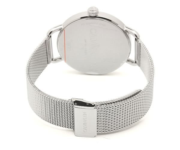 Calvin Klein Even Quartz White Dial Silver Steel Strap Watch for Women - K7B21126
