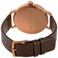 Calvin Klein Even Grey Dial Brown Leather Strap Watch for Women - K7B216G3