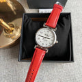 Coach Madison White Dial Red Leather Strap Watch for Women - 14502407