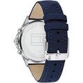 Tommy Hilfiger Ari Quartz Diamonds Blue Dial Blue Leather Strap Watch for Women - 1781979