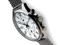 Tommy Hilfiger Dean Chronograph White Dial Silver Mesh Bracelet Watch for Men - 1791277