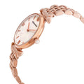 Emporio Armani Mother of Pearl Dial Rose Gold Steel Strap Watch For Women - AR11110