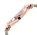 Emporio Armani Gianni T Bar Grey Dial Two Tone Steel Strap Watch For Women - AR1725