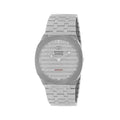 Gucci 25H Quartz Silver Dial Silver Steel Strap Watch For Women - YA163402