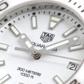 Tag Heuer Aquaracer Quartz White Dial Two Tone Steel Strap Watch Women - WAY131B.BA0914