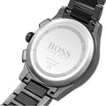 Hugo Boss Peak Black Dial Black Steel Strap Watch for Men - 1513814