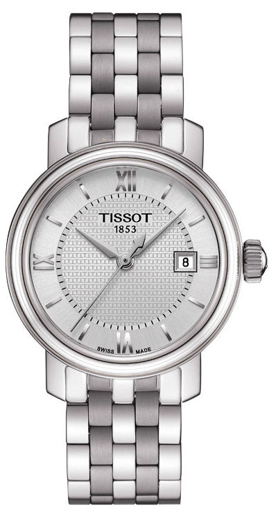 Tissot T Classic Bridgeport Lady Quartz Stainless Steel Watch For Women - T097.010.11.038.00