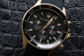 Maserati SFIDA Chronograph Black Dial Rubber Strap Watch For Men - R8871640001